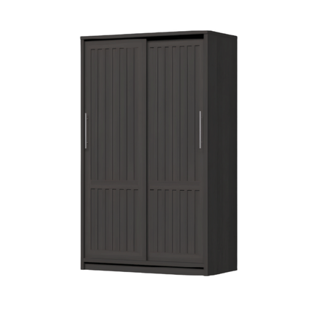 ตู้เสื้อผ้าบานเลื่อน WISDOM DESIGN FURNITURE รุ่น W12SLT 120 ซม. สีโอ๊ค_1